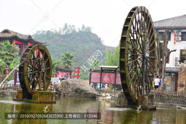 湖北恩施女兒城景區(qū)水車園風(fēng)景