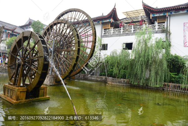 湖北恩施女兒城景區(qū)水車園風(fēng)景
