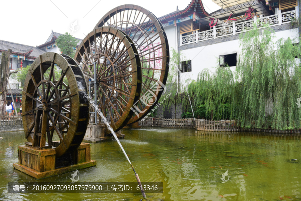 湖北恩施女兒城景區(qū)水車園風(fēng)景