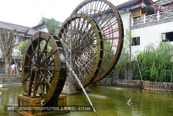 湖北恩施女兒城景區(qū)水車園風(fēng)景
