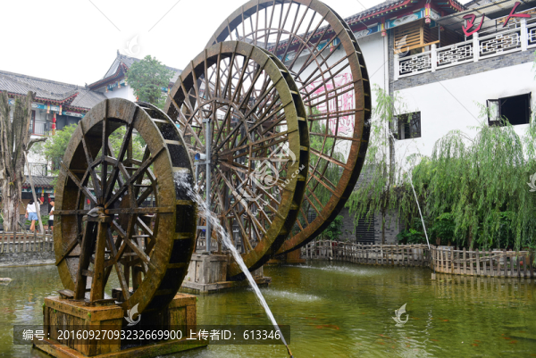 湖北恩施女兒城景區(qū)水車園風(fēng)景