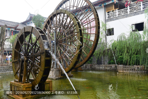 湖北恩施女兒城景區(qū)水車園風(fēng)景