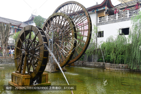湖北恩施女兒城景區(qū)水車園風景