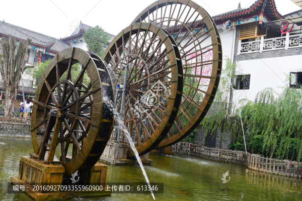 湖北恩施女兒城景區(qū)水車園風(fēng)景