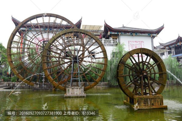 湖北恩施女兒城景區(qū)水車園風(fēng)景