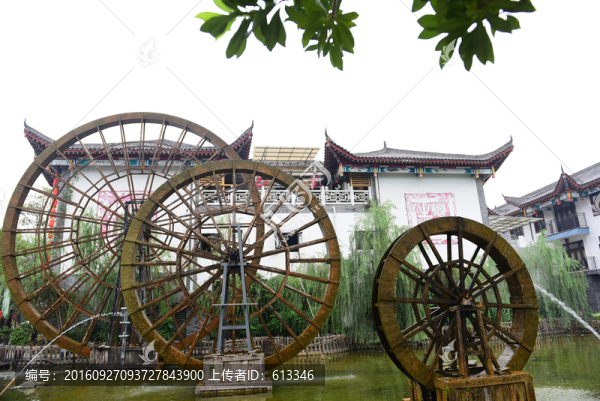 湖北恩施女兒城景區(qū)水車園風(fēng)景