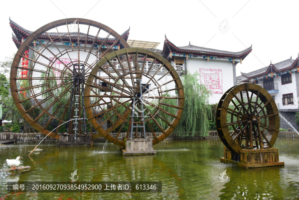 湖北恩施女兒城景區(qū)水車園風(fēng)景