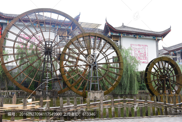 湖北恩施女兒城景區(qū)水車園風(fēng)景