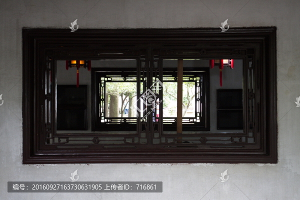 花窗,拙政園