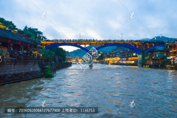 湘西鳳凰橋,夜景