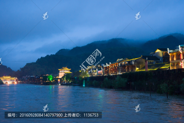 鳳凰古城,夜景