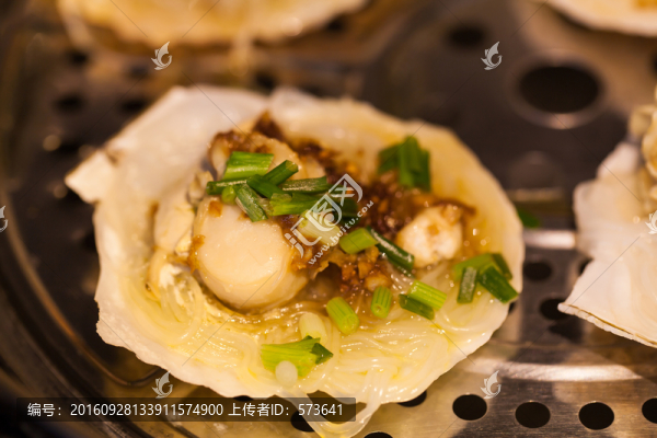 蒸扇貝
