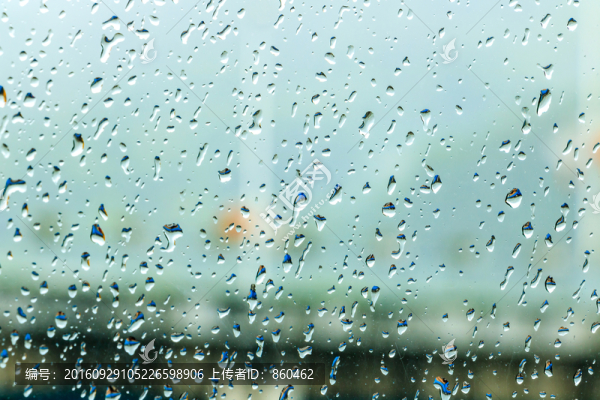 玻璃雨水