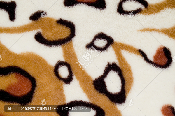豹紋,虎紋,毛毯