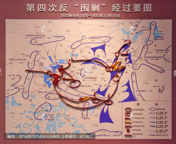 第四次反圍剿經(jīng)過(guò)要圖