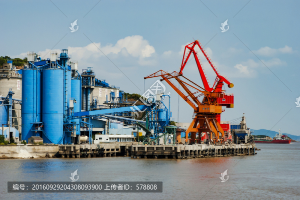 煉油廠,大海,碼頭