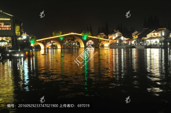 朱家角古鎮(zhèn)夜景