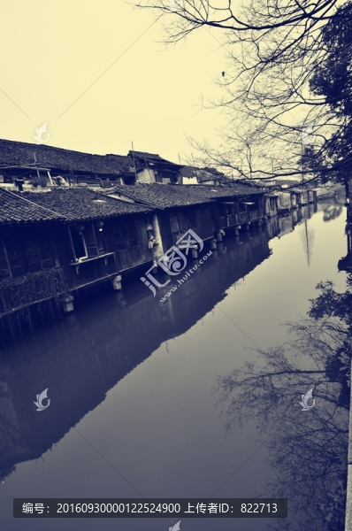 老照片江南水鄉(xiāng)
