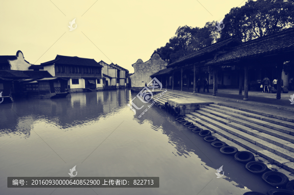 老照片江南水鄉(xiāng)