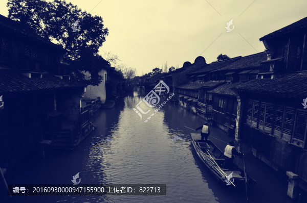 老照片江南水鄉(xiāng)