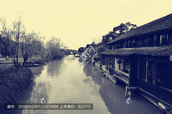老照片江南水鄉(xiāng)