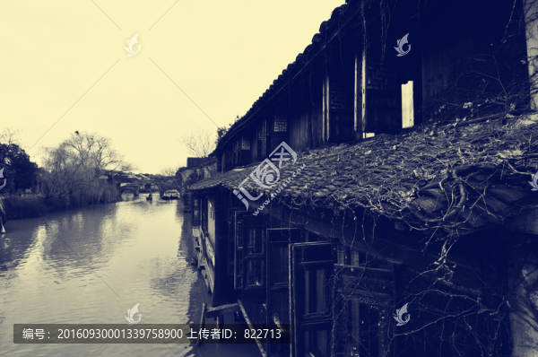 老照片江南水鄉(xiāng)