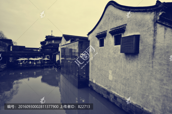 老照片江南古鎮(zhèn)