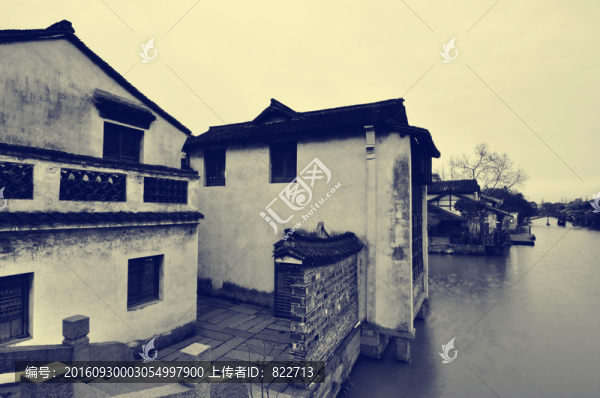 老照片江南古鎮(zhèn)