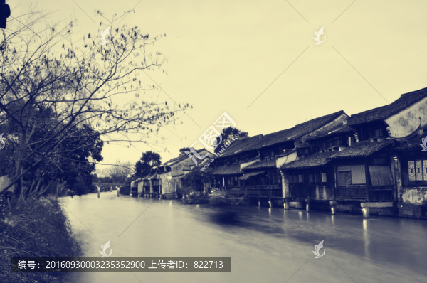 老照片江南古鎮(zhèn)