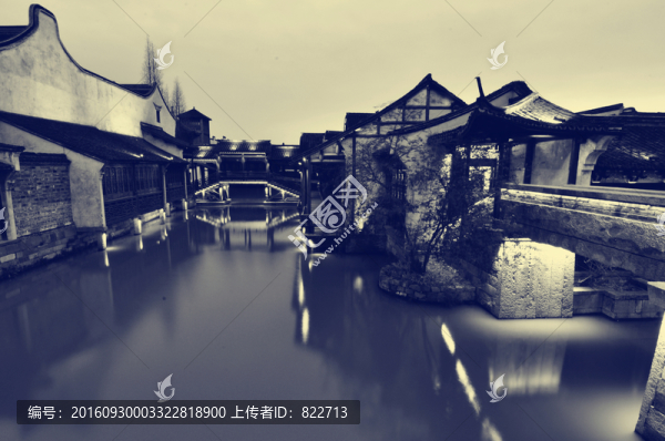 老照片江南古鎮(zhèn)