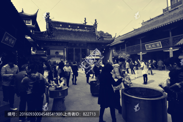 老照片城隍廟