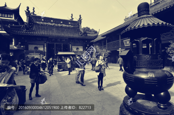 老照片城隍廟