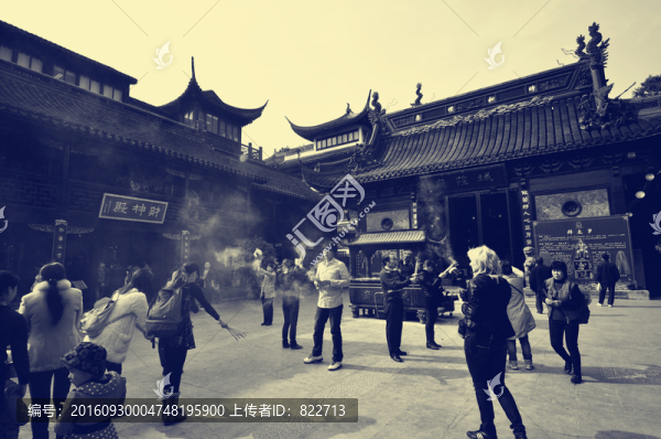 老照片城隍廟