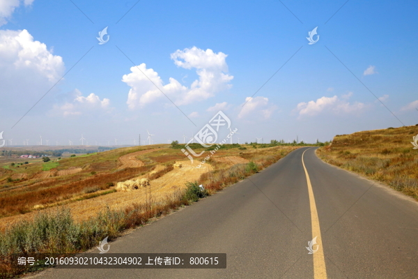 草原天路秋景