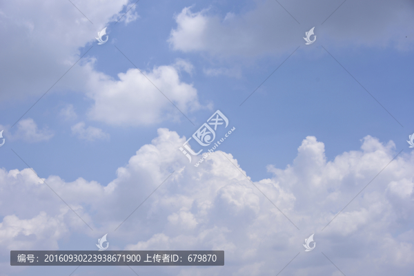 藍天白云