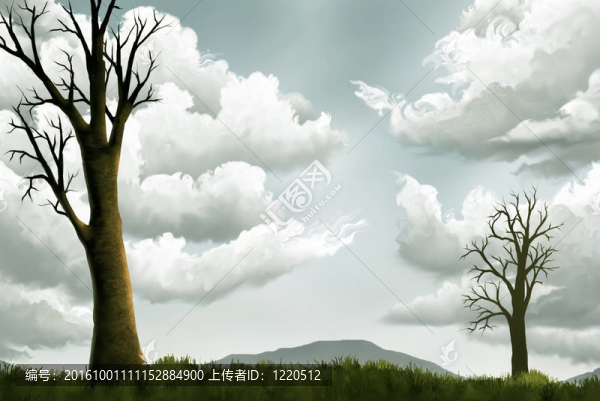 銀色的天空
