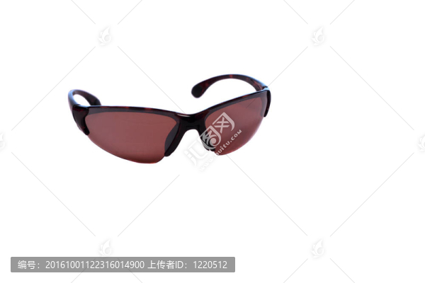 孤立的太陽眼鏡