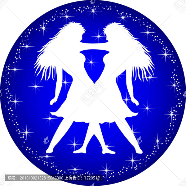雙子星座的按鈕