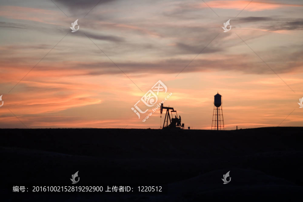 pumpjack日落