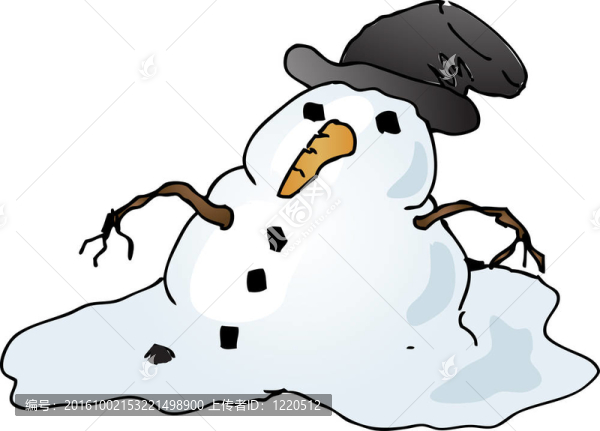 融化的雪人