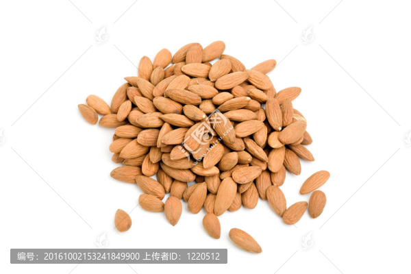 杏仁特寫(xiě)白色隔離
