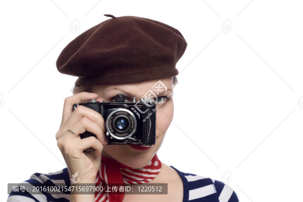 在典型的六十年代法國看漂亮的女孩