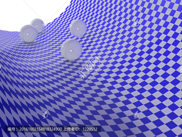 玻璃球抽象背景。3d