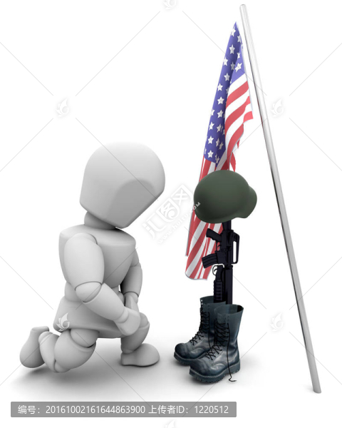 倒下的士兵致敬