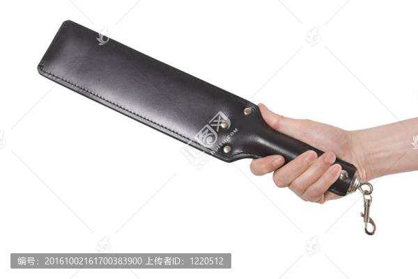 皮革黑色兄弟會槳在人的手