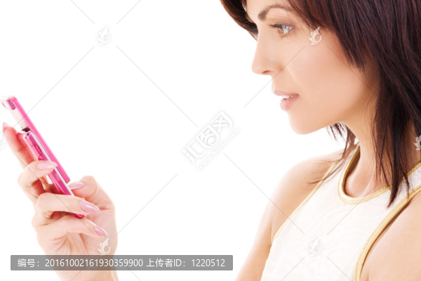 帶手機的女人