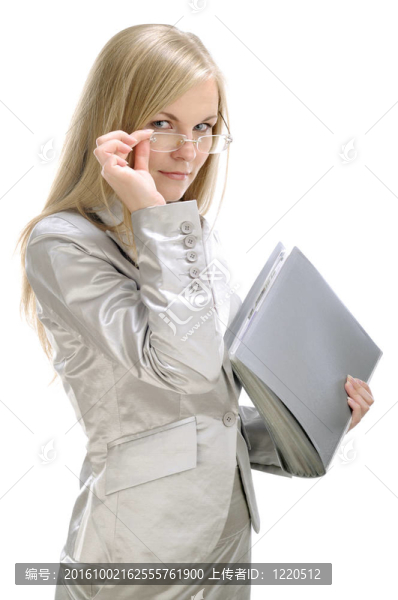 年輕的女商人的肖像
