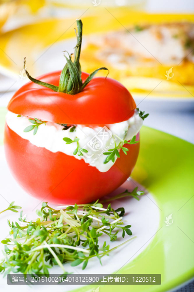 手指食物番茄