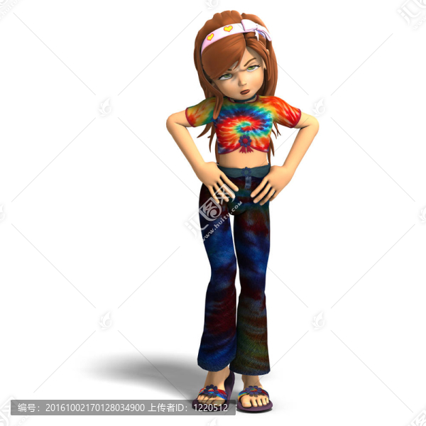 年輕的女孩與你香椿的欄桿