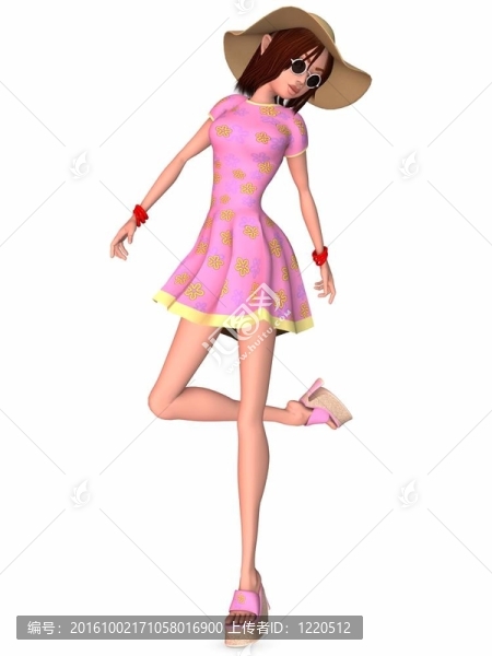 卡通女孩